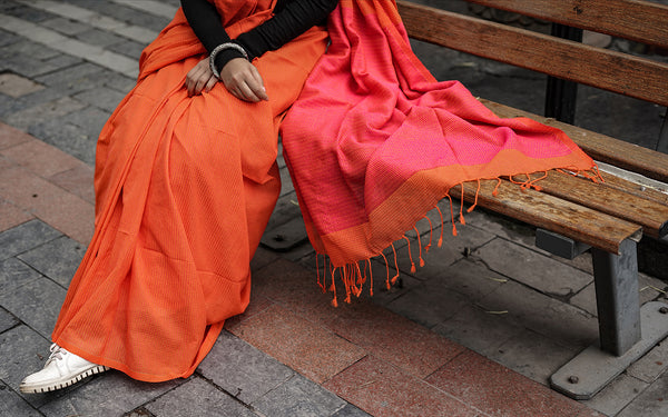 Where my love for sari originates from?
