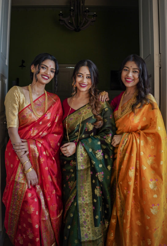 Which type of saree suits a thin girl? - Quora