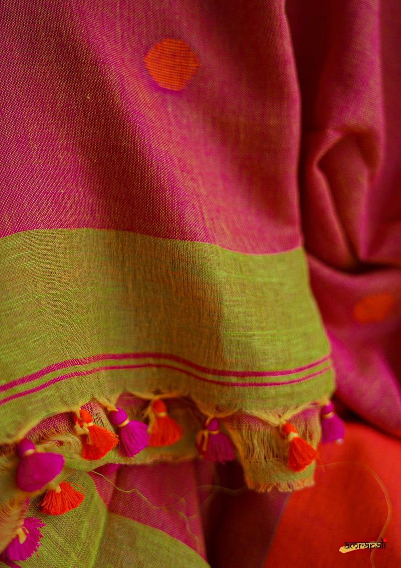 Handwoven Linen  Cotton Jamdani