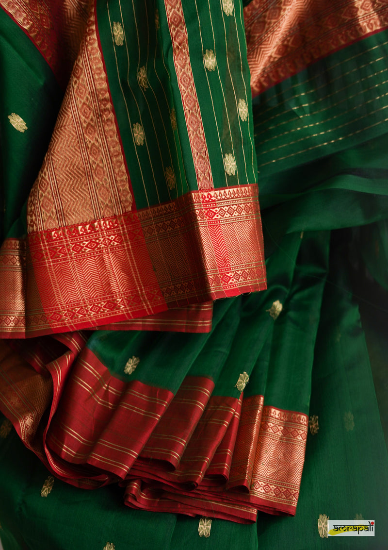 Handloom Pure Chanderi Katan Silk