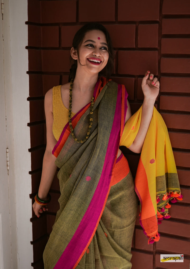 Handwoven Linen Jamdani