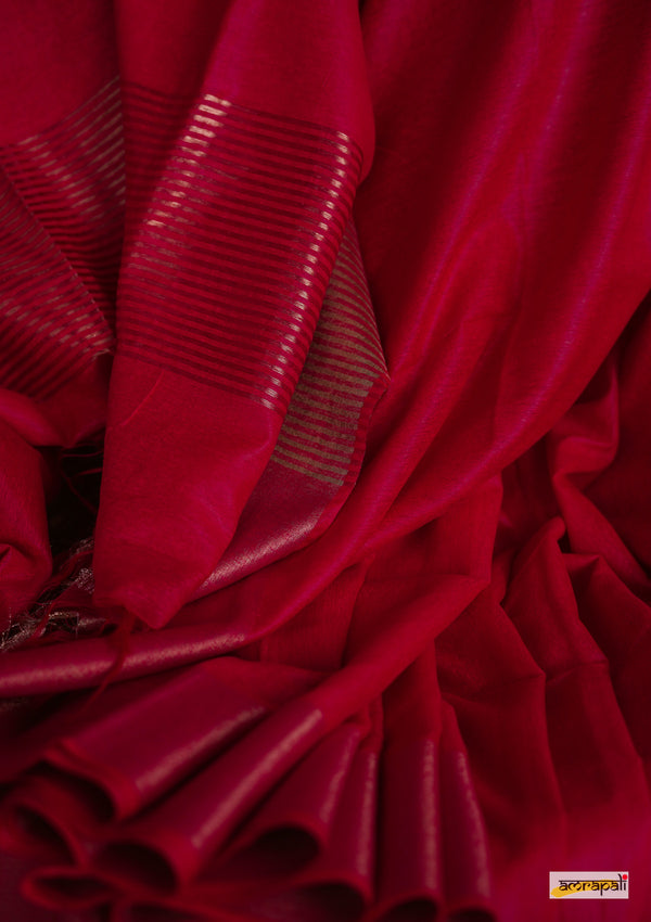 Cotton Silk with Zari Border