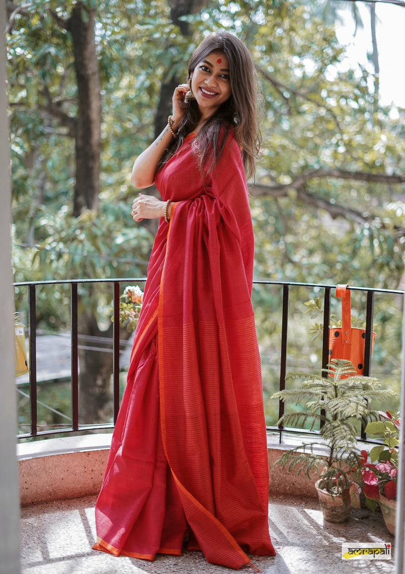 Handwoven Pure Tussar Matka