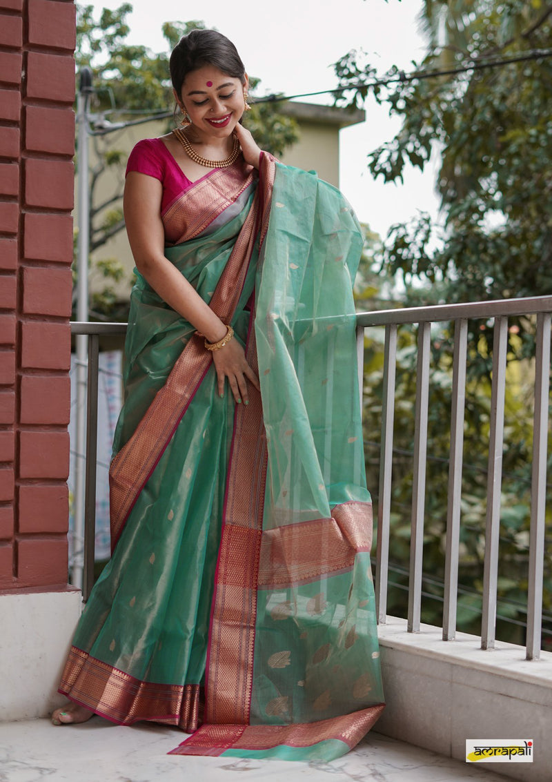 Handloom Chanderi Tissue Silk