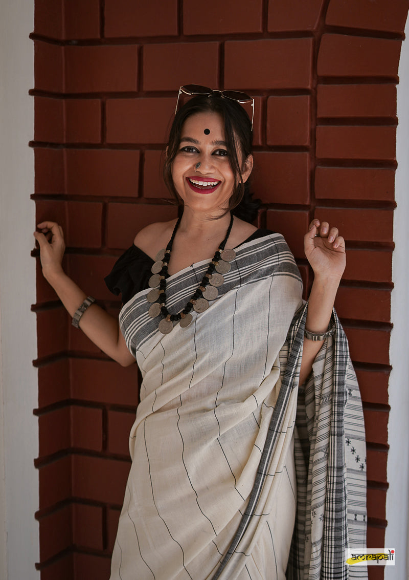 Handloom Pure Kala Cotton Bhujodi