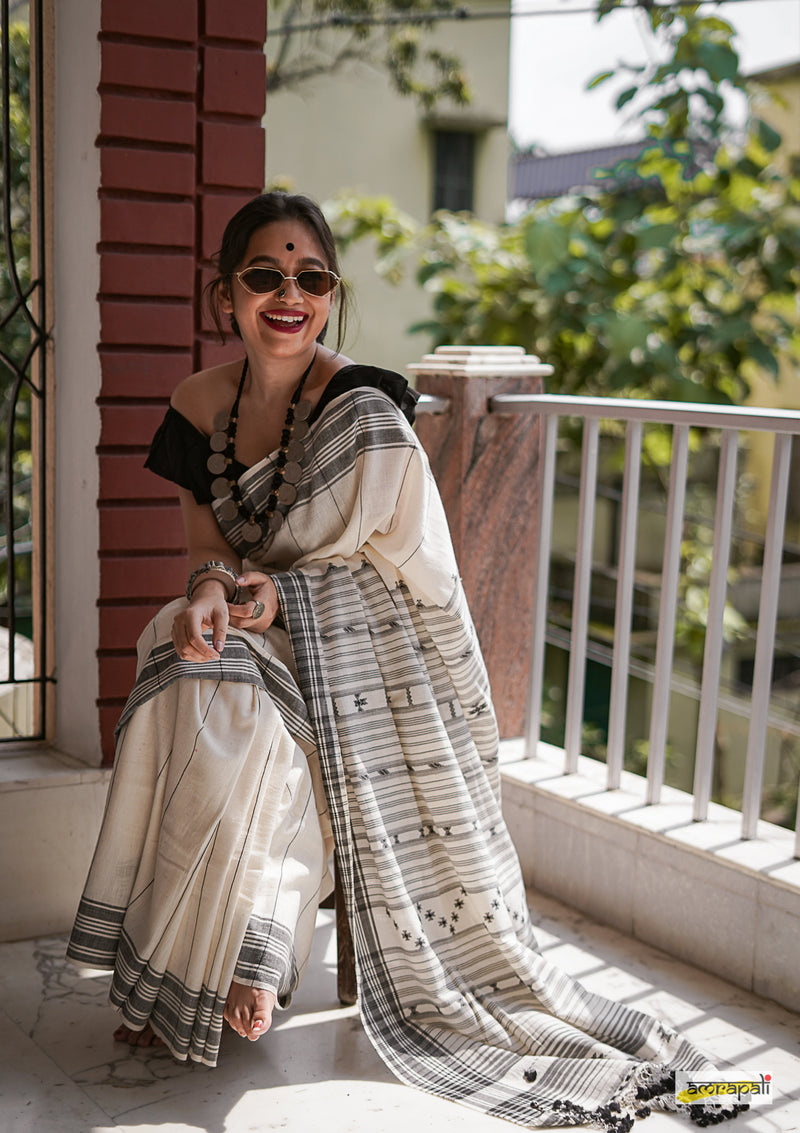 Handloom Pure Kala Cotton Bhujodi