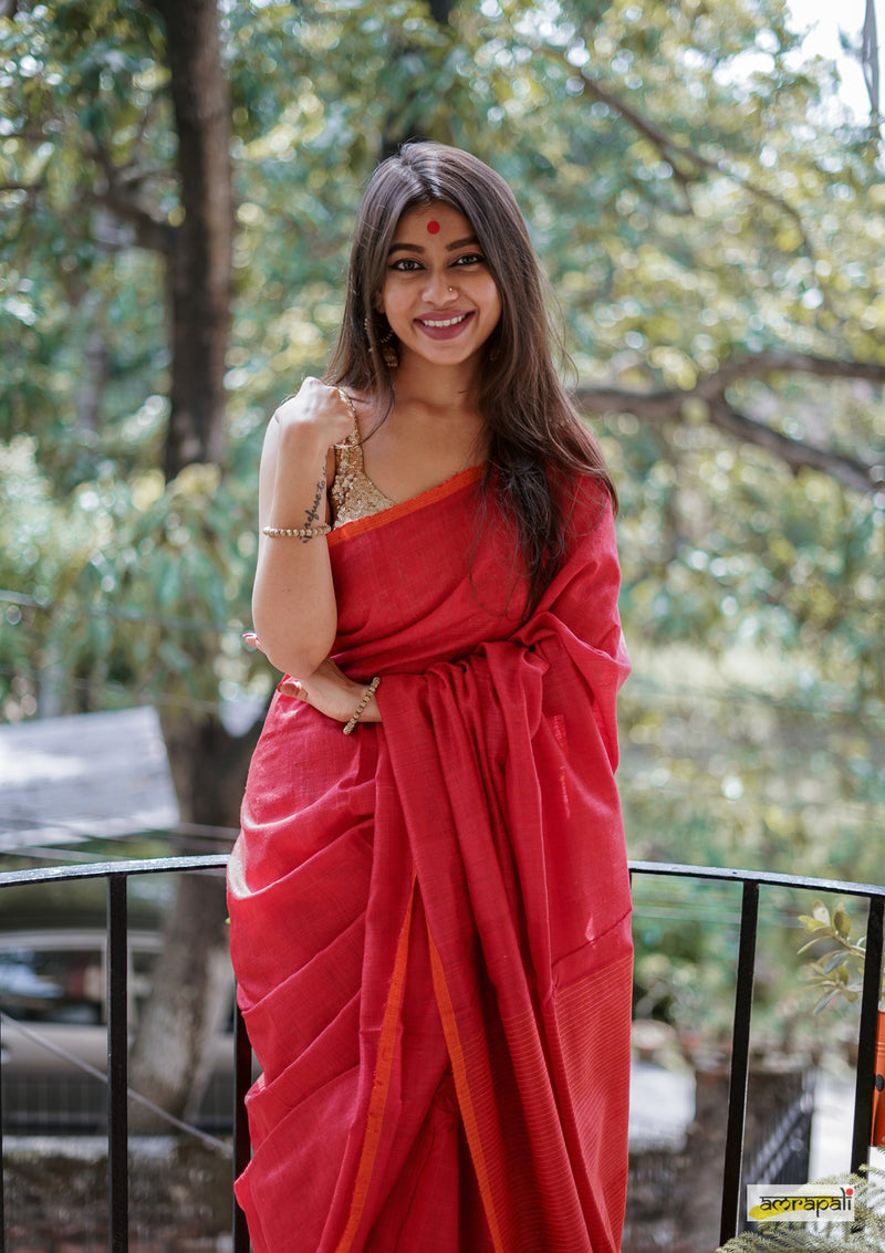 Handwoven Pure Tussar Matka