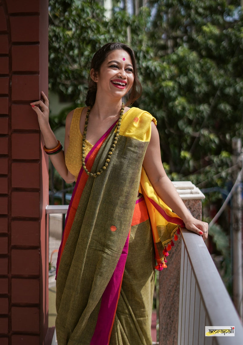 Handwoven Linen Jamdani