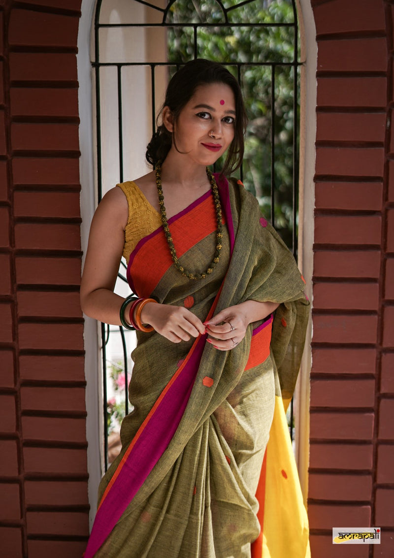 Handwoven Linen Jamdani