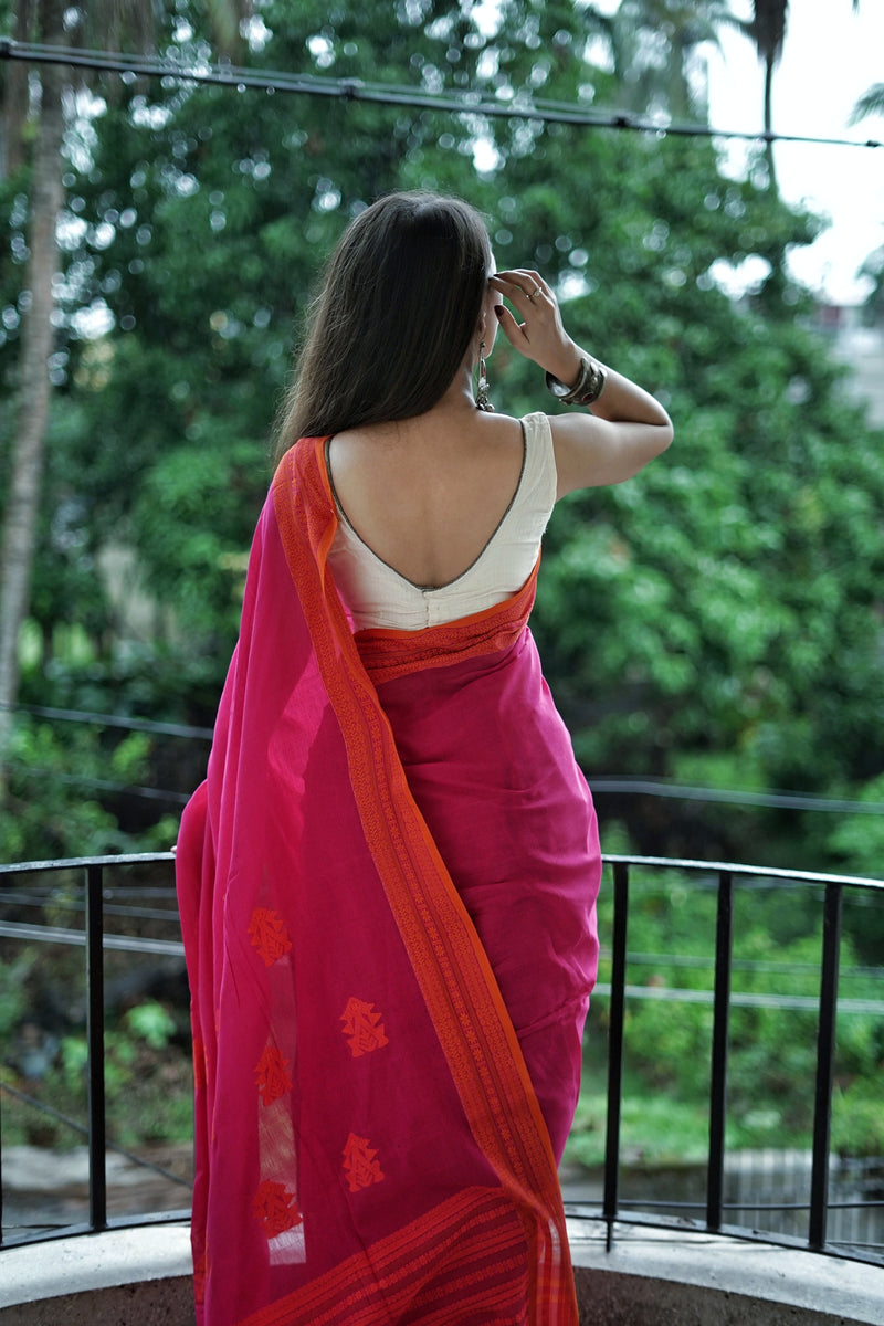 Back View Of Indian Woman In Saree Isolated On White Background Stock  Photo, Picture and Royalty Free Image. Image 23696718.