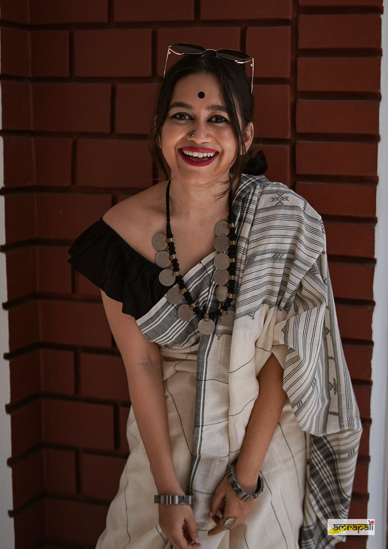 Handloom Pure Kala Cotton Bhujodi