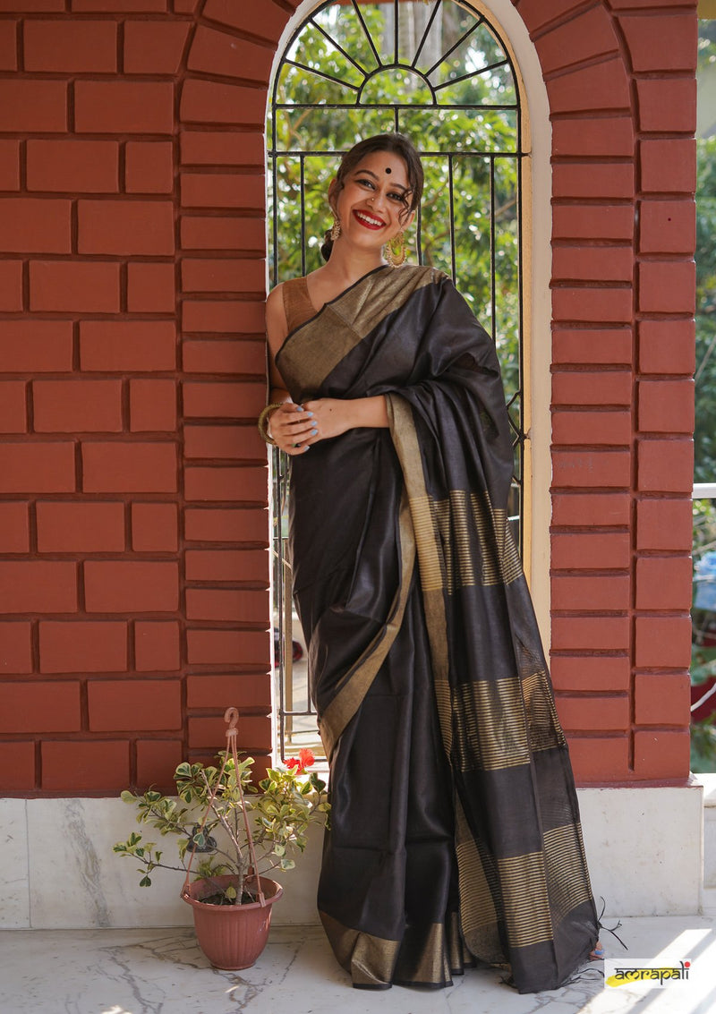 Cotton Silk with Zari Border