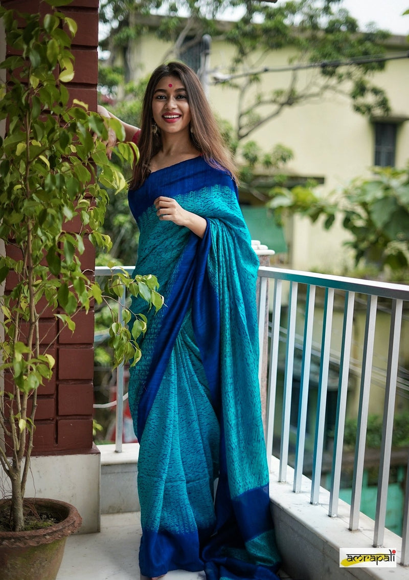 Handwoven Pure Matka Shibori
