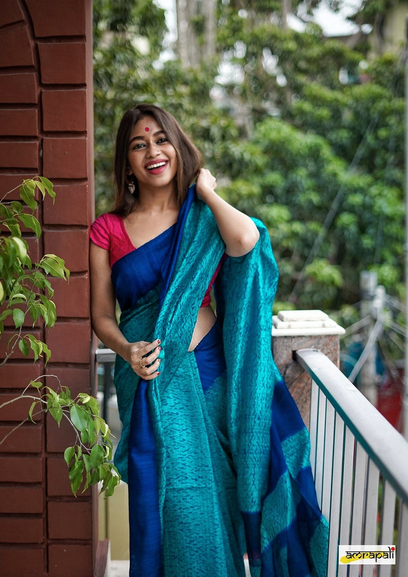 Handwoven Pure Matka Shibori