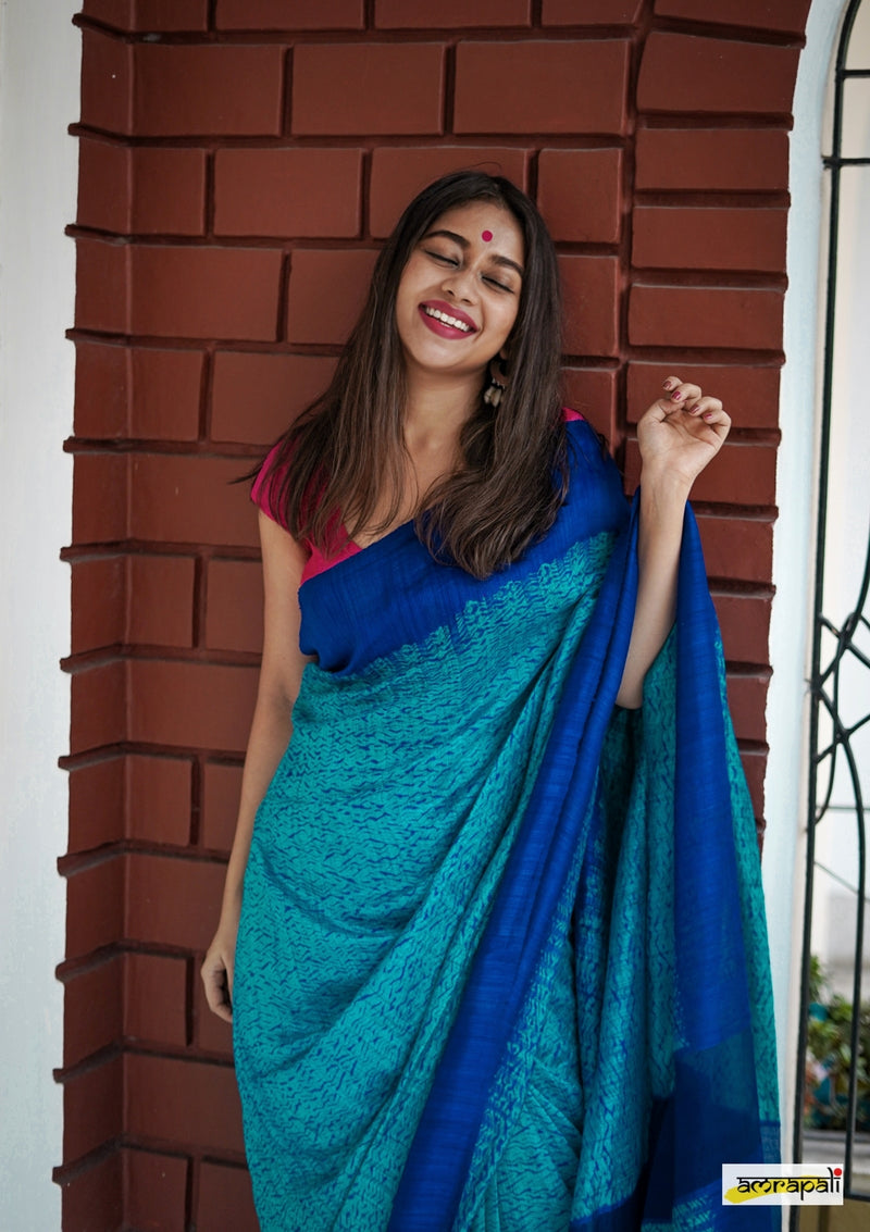 Handwoven Pure Matka Shibori