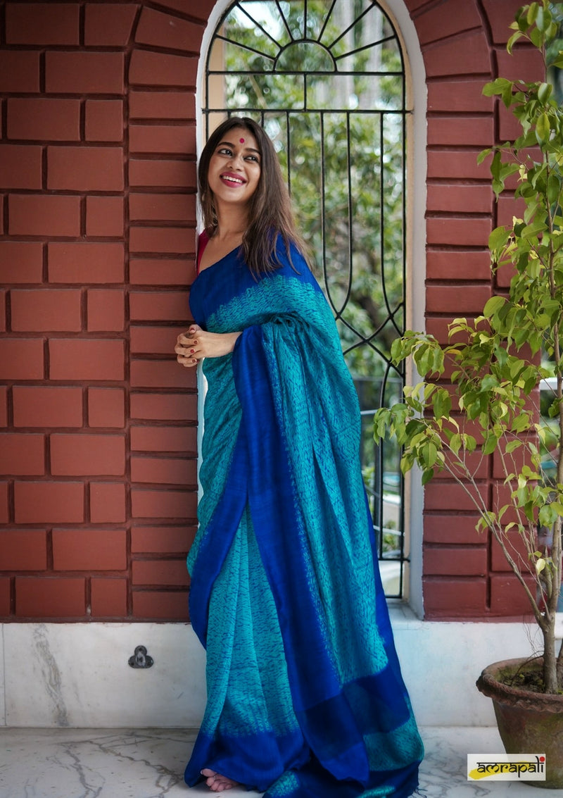 Handwoven Pure Matka Shibori
