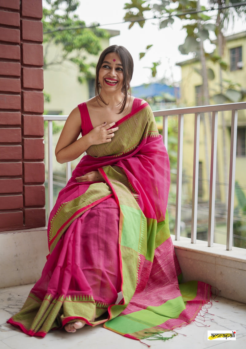 Handloom Poly Cotton with Textured Weave