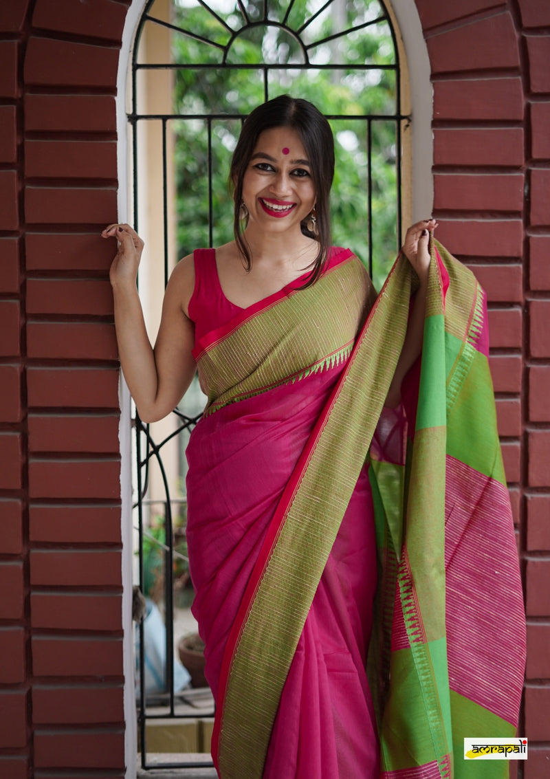 Handloom Poly Cotton with Textured Weave