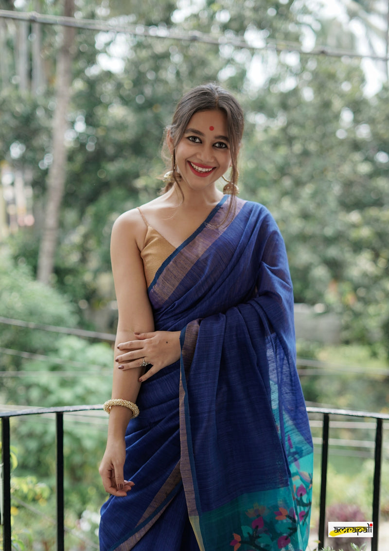 Handloom Matka Resham Jamdani