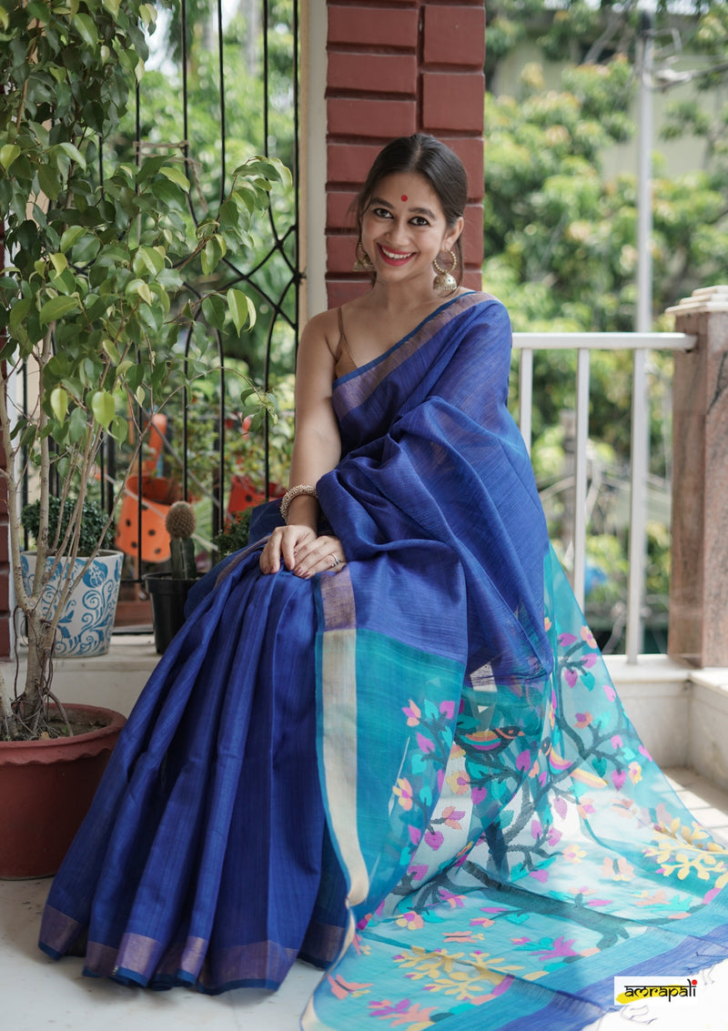 Handloom Matka Resham Jamdani