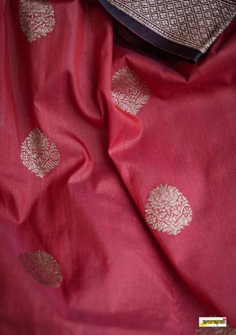 Handwoven Pure Tussar Benarasi