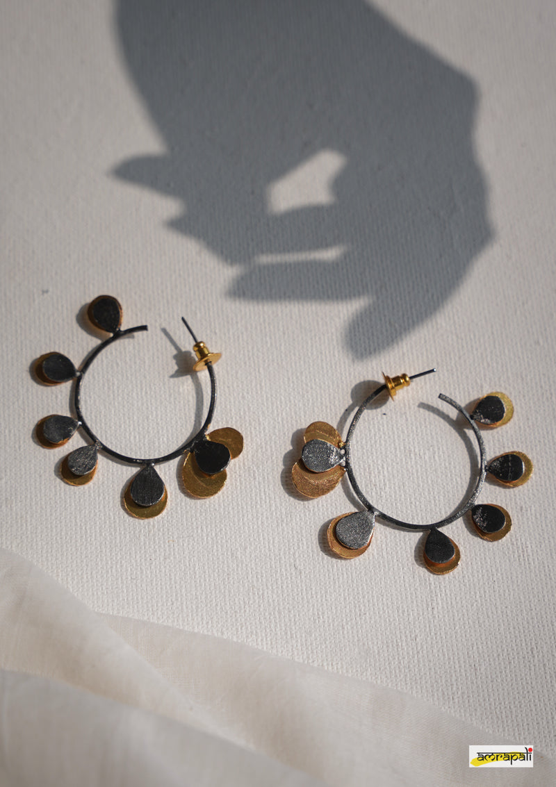 Gold and Smoked Hoops