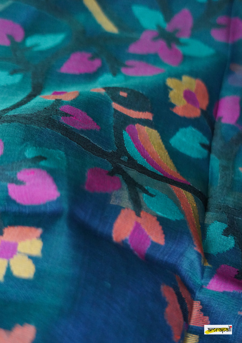 Handloom Matka Resham Jamdani